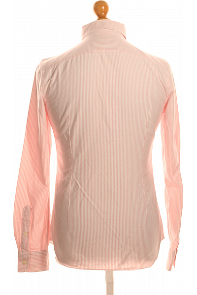 Vzorovaná Pánská Košile Růžová Ralph Lauren Vel. M