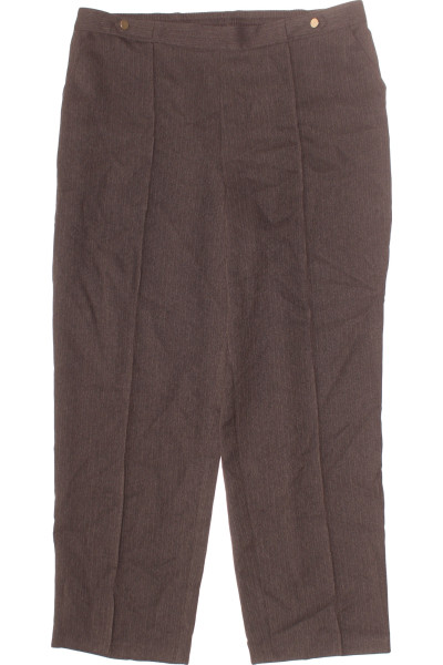 Společenské Dámské Kalhoty Šedé Marks & Spencer Vel. 44