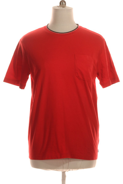 Jednoduché Pánské Tričko Červené DIESEL