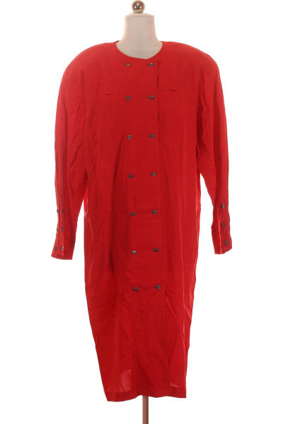 Košilové  Šaty Hedvábné Červené BETTY BARCLAY