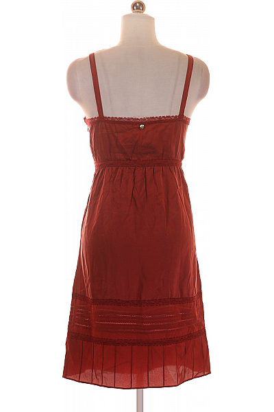  Šaty s Ramínky Hedvábné Červené LIU JO Vel.  42