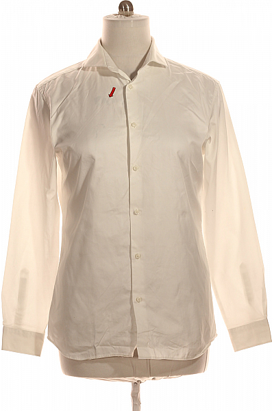Pánská Košile Jednobarevná Bílá SELECTED Vel. XL