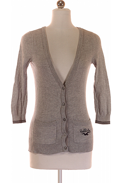 Dámský Cardigan Šedý Hollister Second Hand Vel. S