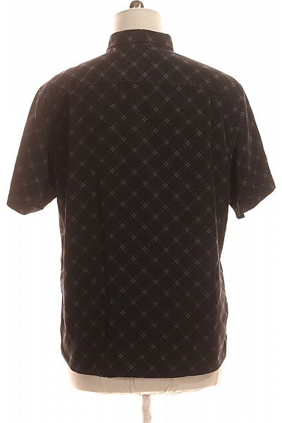 Vzorovaná Pánská Košile Černá Marks & Spencer Vel. XL