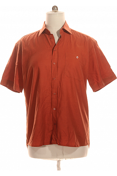 Pánská Košile Jednobarevná Oranžová Paul Smith Vel. 41