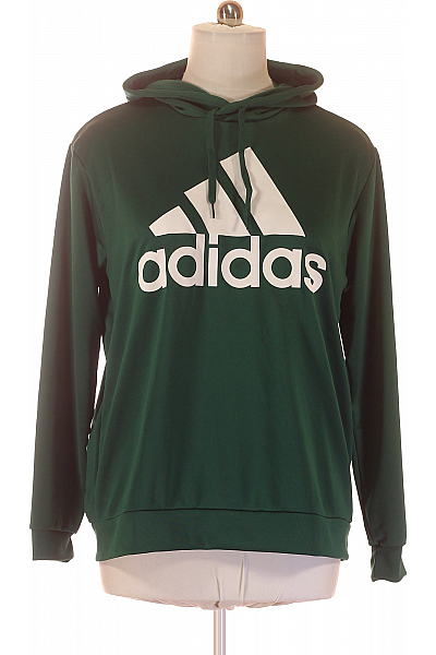 Pánská Mikina Bez Zapínání Zelená ADIDAS Second hand Vel. L