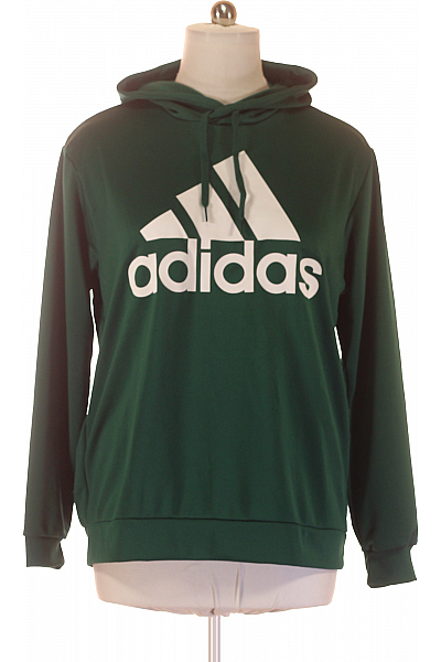 Pánská Mikina Bez Zapínání Zelená ADIDAS Second hand Vel. L