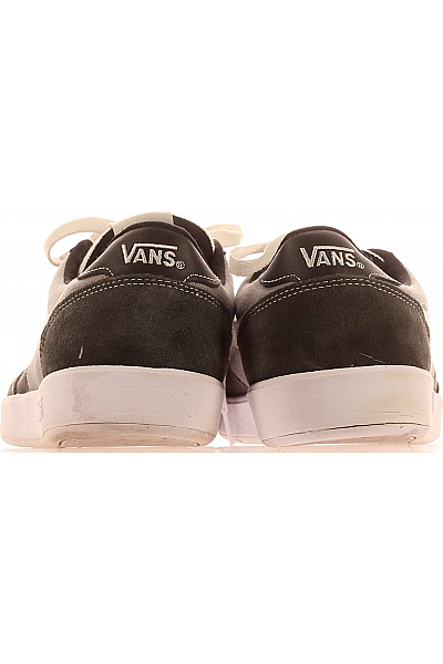 Pánské Tenisky Kožené Šedé Vans Vel.  45