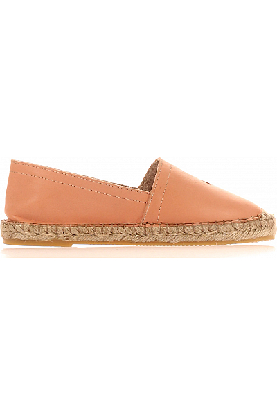 Dámské Espadrilky Kožené Růžové Vel. 36