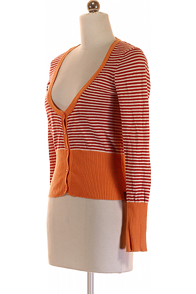 Dámský Cardigan Oranžový Second hand Vel. S