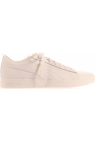 Dámské Boty 365208-04 Kožené Bílé Puma Outlet Vel.  39