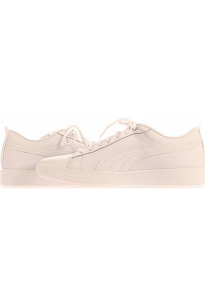 Dámské Boty 365208-04 Kožené Bílé Puma Outlet Vel.  39