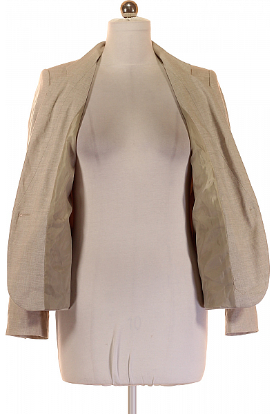 Společenské Dámské Sako Béžové ZARA Second hand Vel.  40