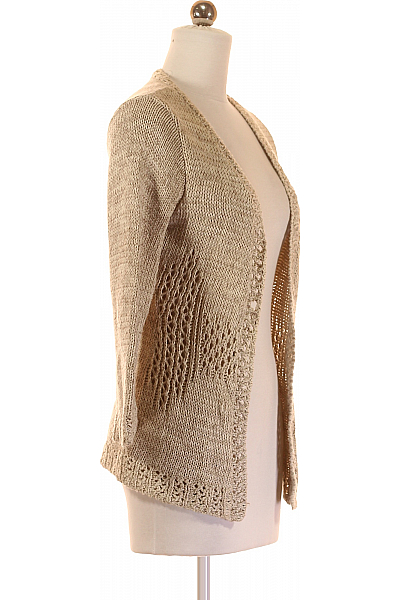 Dámský Cardigan Béžový M&Co Vel. S