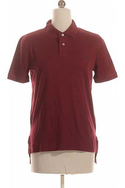 Pánské Tričko Vínová Ralph Lauren Vel. XS