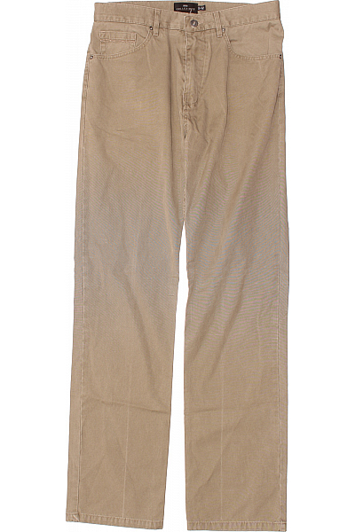 Pánské Kalhoty Rovné Khaki Marks & Spencer Vel. 32/33