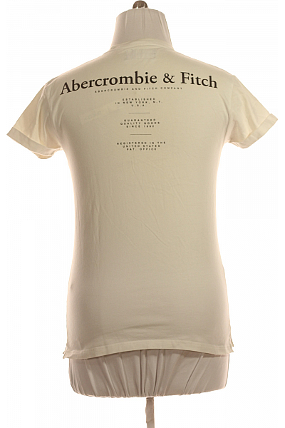 Abercrombie&Fitch Pánské Tričko Bílé Vel. S