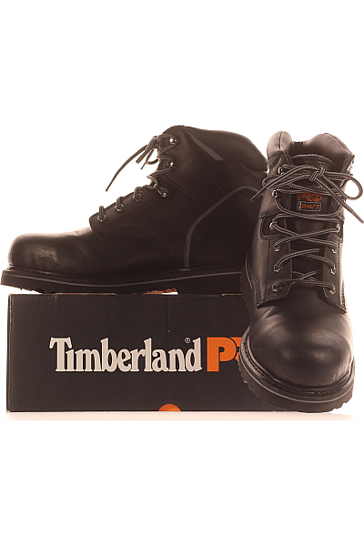 Pánské Workery Kožené Černé Timberland Second hand Vel.  45