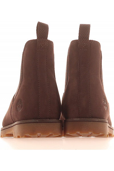 Dámské Kotníkové Boty Kožené Hnědé Timberland Vel.  36