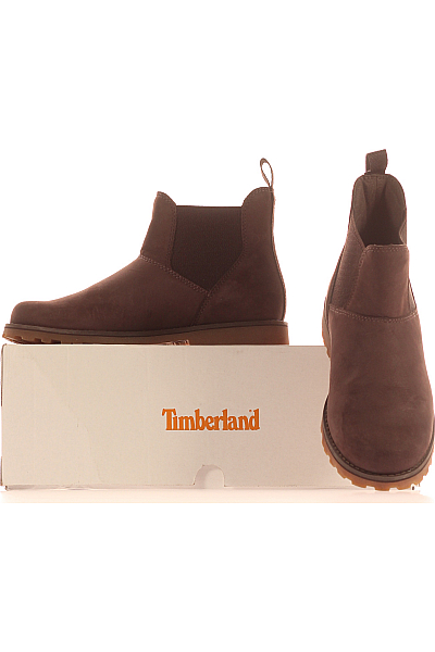 Dámské Kotníkové Boty Kožené Hnědé Timberland Vel.  36