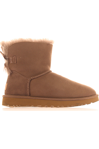 Dámské Boty Kožené Hnědé UGG Vel.  38