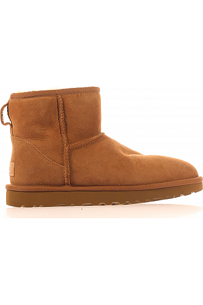 Dámské Válenky Kožené Hnědé UGG Vel.  38