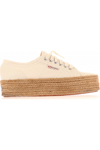 Dámské Espadrilky Bílé Superga Vel. 39 1/2