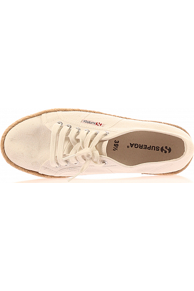 Dámské Espadrilky Bílé Superga Vel. 39 1/2