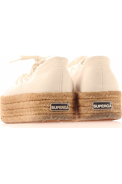 Dámské Espadrilky Bílé Superga Vel. 39 1/2