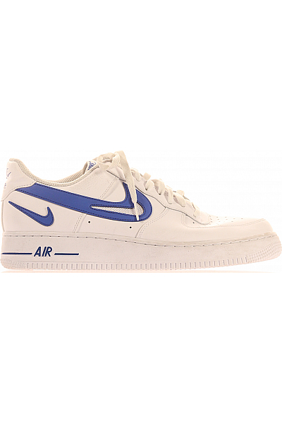 Pánské Tenisky DR0143-100 Kožené Bílé Nike Vel.  45