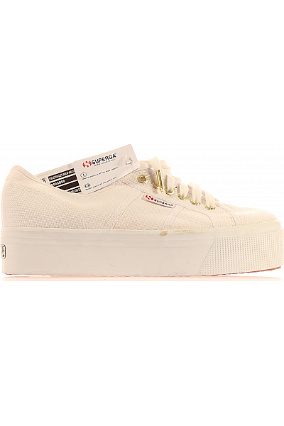 Dámské Boty Bílé Superga Vel. 40