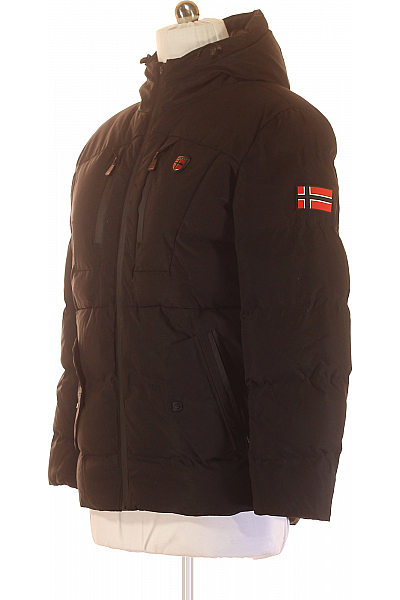 Pánská Bunda Černá Geographical Norway Second hand Vel. S