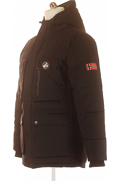 Pánská Bunda Černá Geographical Norway Second hand Vel. M