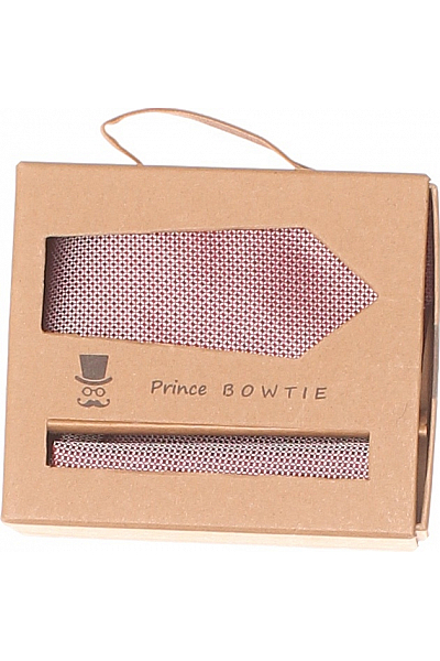 Kravata Hedvábné Červené Prince Bowtie