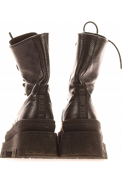 Dámské Boty Kožené Černé Steve Madden Second hand Vel. 39