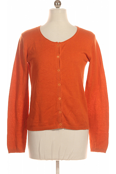 Dámský Cardigan Oranžový Vel. 36/38