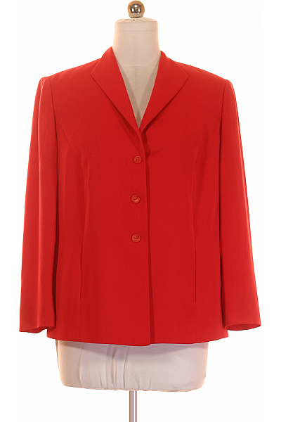 GERRY WEBER Dámské Sako Červené Second Hand Vel. 42