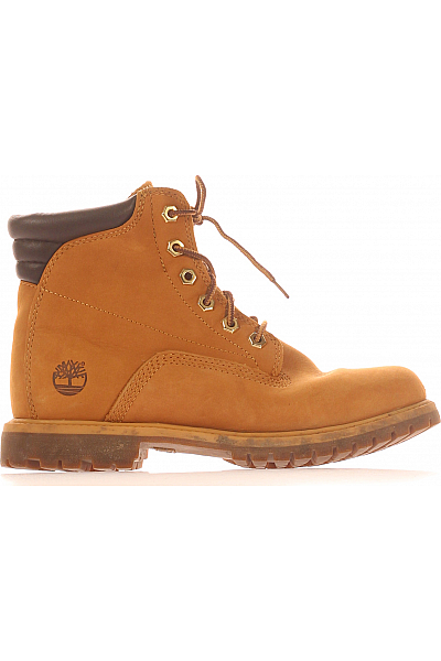 Dámské Boty Kožené Oranžové Timberland