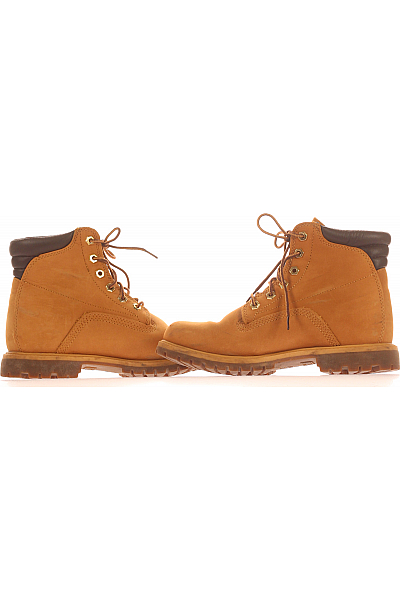 Dámské Boty Kožené Oranžové Timberland