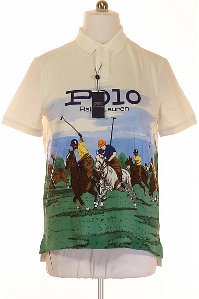 Pánské Tričko Barevné Ralph Lauren Vel. XL