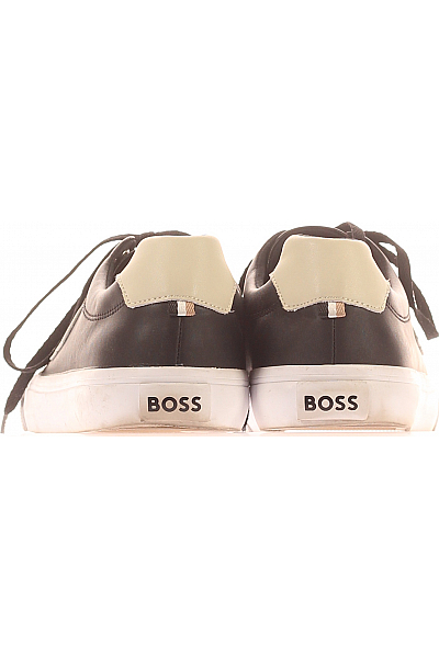 Pánské Boty Černé Hugo Boss Second hand Vel. 43