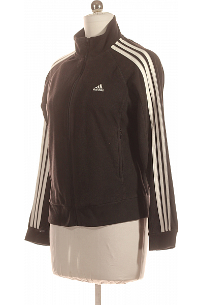 Dámská Mikina Rozepínací Černá ADIDAS Second hand Vel.  42