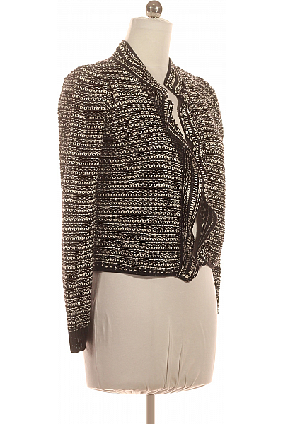 Dámský Cardigan Černobílý CAMAIEU Second hand Vel. M