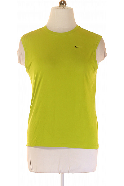 Nike Sportovní Pánské Tričko Zelené Vel. M
