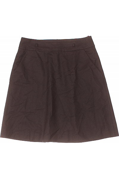 Sukně Vlněná Černá Hugo Boss Vel. 38