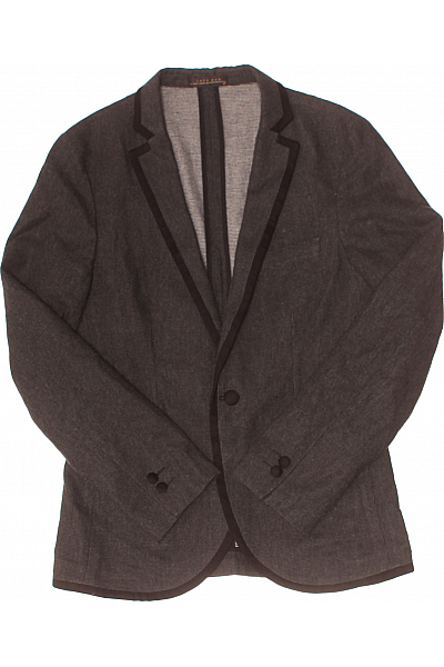 Pánské Sako Šedé ZARA Second Hand Vel.  46