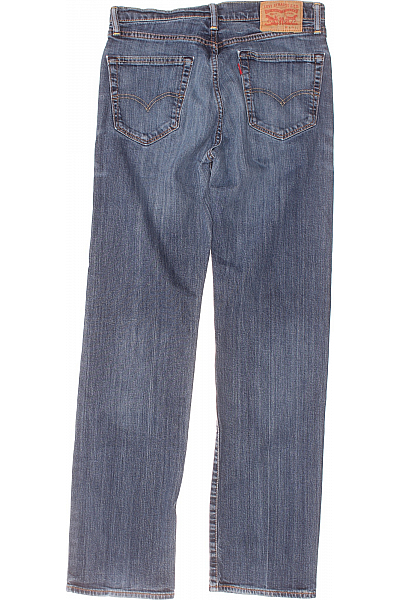 LEVIS Pánské Rovné Džíny Modré Second hand Vel. 32/34