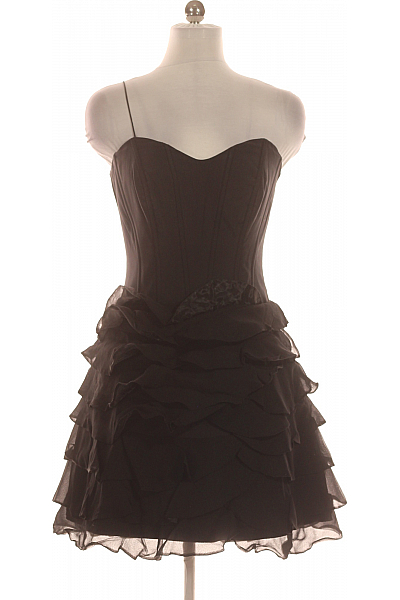 Šaty Hedvábné Černé Karen Millen Second Hand Vel.  38