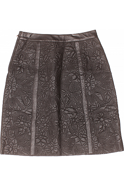 SISLEY  Sukně áčková Černá Second hand Vel. 42