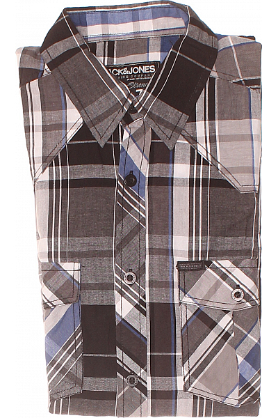 Vzorovaná Pánská Košile Barevná JACK & JONES Vel. S